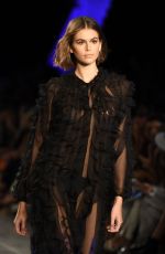 KAIA GERBER at Alberta Ferretti Runway Show at Milan Fashion Week 09/18/2019