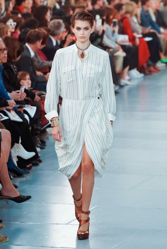 KAIA GERBER at Chloe Runway Show at Paris Fashion Week 09/26/2019