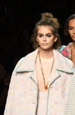 KAIA GERBER at Fendi Runway Show at Milan Fashion Week 09/19/2019