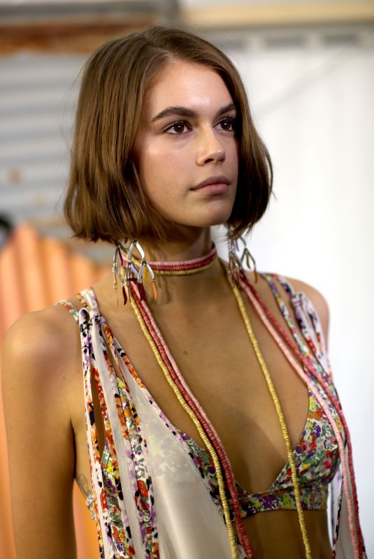 KAIA GERBER at Isabel Marant Runway Show at Paris Fashion Week 09/26/2019