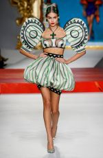 KAIA GERBER at Moschino Runway Show at Milan Fashion Week 09/19/2019