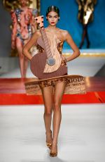 KAIA GERBER at Moschino Runway Show at Milan Fashion Week 09/19/2019