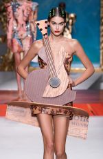 KAIA GERBER at Moschino Runway Show at Milan Fashion Week 09/19/2019