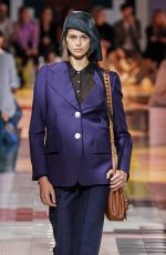 KAIA GERBER at Prada Ready to Wear Show at Milan Fashion Week 09/18/2019