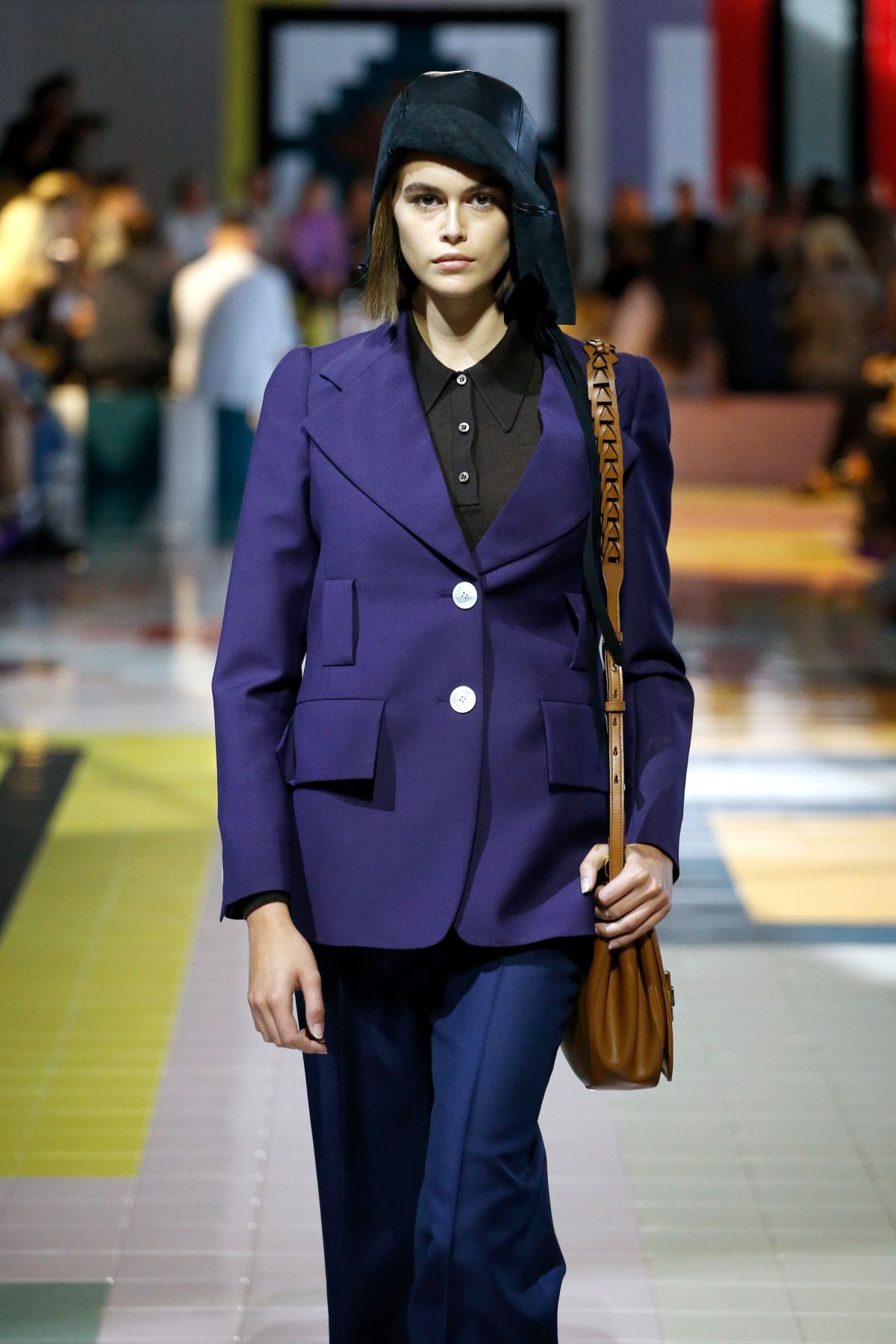 KAIA GERBER at Prada Ready to Wear Show at Milan Fashion Week 09/18 ...