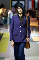 KAIA GERBER at Prada Ready to Wear Show at Milan Fashion Week 09/18/2019