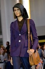KAIA GERBER at Prada Ready to Wear Show at Milan Fashion Week 09/18/2019