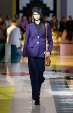 KAIA GERBER at Prada Runway Show at Milan Fashion Week 09/18/2019