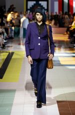 KAIA GERBER at Prada Runway Show at Milan Fashion Week 09/18/2019
