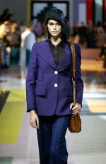 KAIA GERBER at Prada Runway Show at Milan Fashion Week 09/18/2019