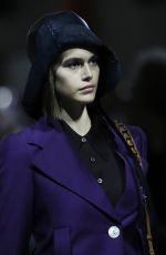 KAIA GERBER at Prada Runway Show at Milan Fashion Week 09/18/2019