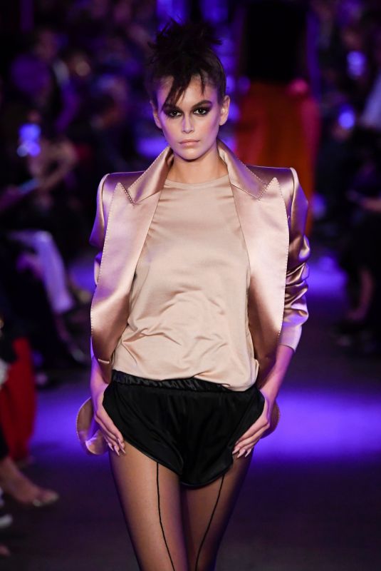 KAIA GERBER at Tom Ford Runway Show at New York Fashion Week 09/09/2019