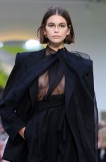 KAIA GERBER at Valentino Runway Show at Paris Fashion Week 09/29/2019