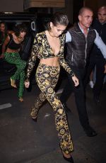 KAIA GERBER at Versace Show Party at Milan Fashion Week 09/20/2019