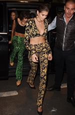 KAIA GERBER at Versace Show Party at Milan Fashion Week 09/20/2019