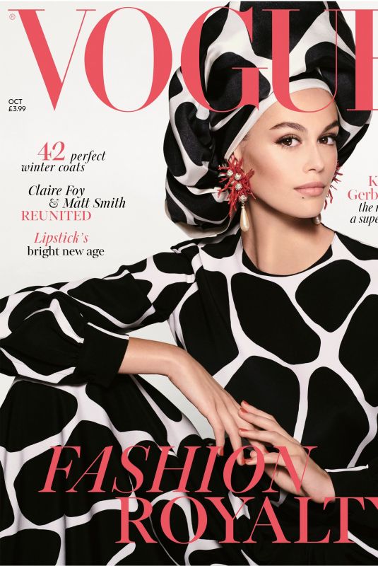 KAIA GERBER for Vogue Magazine, UK October 2019
