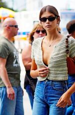 KAIA GERBER in Denim Out in New York 09/04/2019