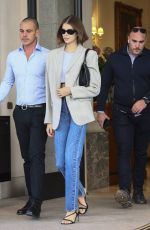 KAIA GERBER Leaves Her Hotel in Milan 09/20/2019