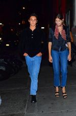 KAIA GERBER Out for Dinner in New York 09/04/2019