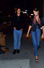 KAIA GERBER Out for Dinner in New York 09/04/2019