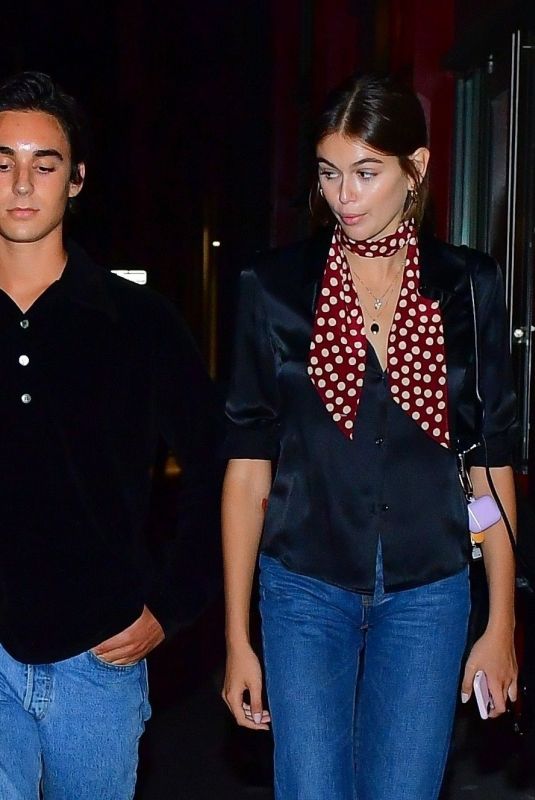 KAIA GERBER Out for Dinner in New York 09/04/2019