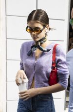 KAIA GERBER Out in Milan 09/18/2019