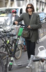 KAIA GERBER Riding a Scooter Out in Paris 09/30/2019