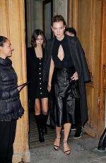 KARLIE KLOSS and KAIA GERBER at Karl Lagerfeld Tribute in Paris 09/25/2019