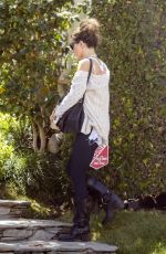 KATE BECKINSALE Arrives at Her Home in Pacific Palisades 09/19/2019