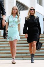 KATE MOSS and LILA GRACE MOSS HACK at Longchamp Spring/Summer 2020 Runway Show at New York Fashion Week 09/07/2019
