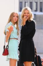 KATE MOSS and LILA GRACE MOSS HACK at Longchamp Spring/Summer 2020 Runway Show at New York Fashion Week 09/07/2019