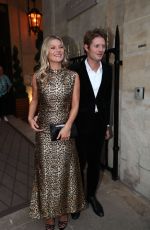 KATE MOSS Arrives at Hotel de Crillon in Paris 09/23/2019