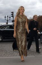 KATE MOSS Arrives at Hotel de Crillon in Paris 09/23/2019