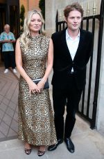 KATE MOSS Arrives at Hotel de Crillon in Paris 09/23/2019