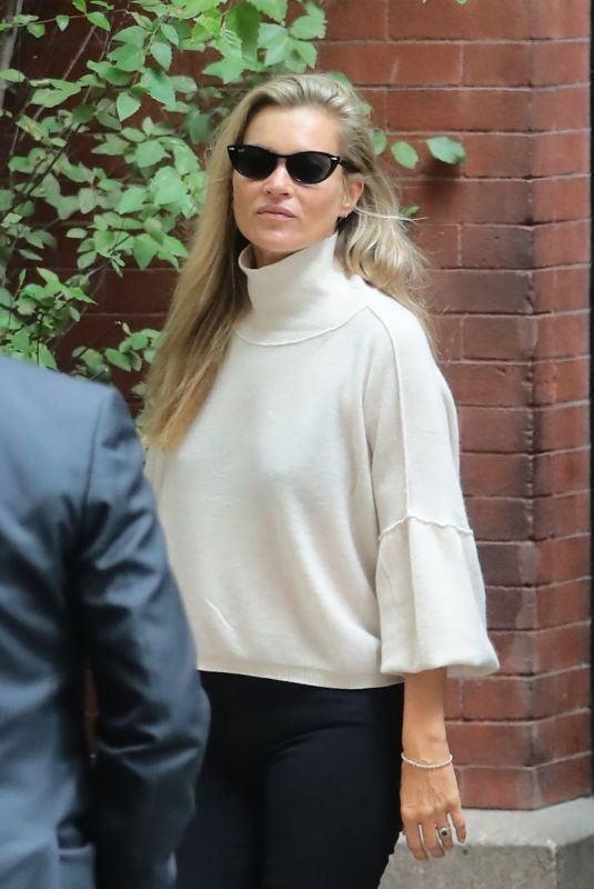 KATE MOSS Leaves Her Hotel in New York 09/06/2019