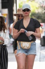 KATE UPTON in Denim Shorts at Panathenaic Stadium in Athens 09/03/2019