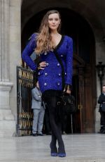 KATHERINE LANGFORD at Balmain Show at Paris Fashion Week 09/27/2019