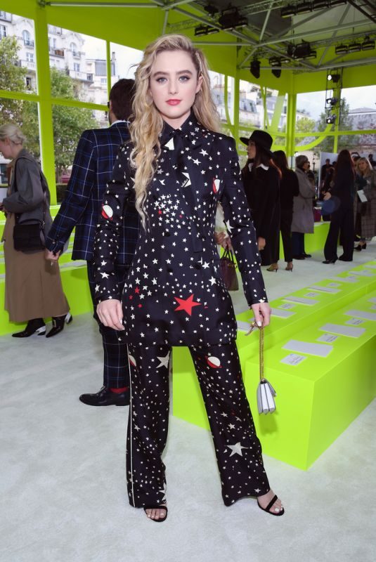 KATHRYN NEWTON at Valentino Fashion Show at PFW in Paris 09/29/2019