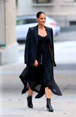 KATIE HOLMES Heading to Zimmermann Fashion Show in New York 09/04/2019