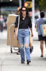 KATIE HOLMES in Ripped Denim Out for Lunch in New York 09/10/2019
