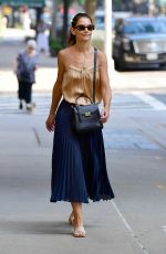KATIE HOLMES Out and About in New York 09/23/2019