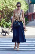 KATIE HOLMES Out and About in New York 09/23/2019
