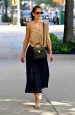 KATIE HOLMES Out and About in New York 09/23/2019