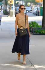 KATIE HOLMES Out and About in New York 09/23/2019