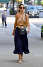 KATIE HOLMES Out and About in New York 09/23/2019