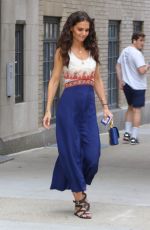 KATIE HOLMES Out and About in New York 09/28/2019