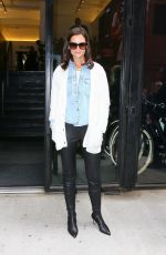 KATIE HOLMES Out at New York Fashion Week 09/05/2019