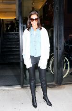 KATIE HOLMES Out at New York Fashion Week 09/05/2019