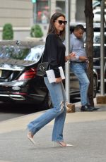 KATIE HOLMES Out in New York 09/01/2019