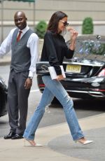KATIE HOLMES Out in New York 09/01/2019